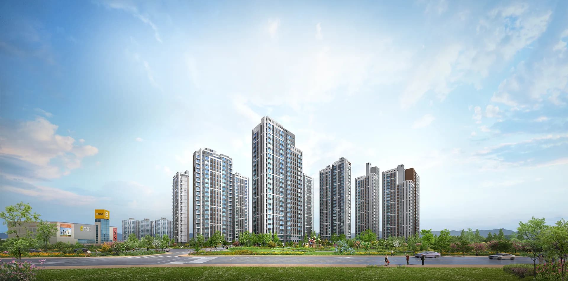 여주역 대광로제비앙 더센텀 단지 조감도